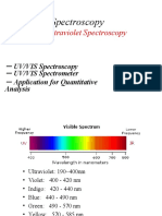 Molecular Spectroscopy: Visible and Ultraviolet Spectros