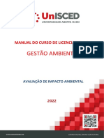 Gestão Ambiental: Manual Do Curso de Licenciatura em