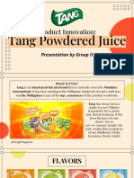 Product Innovation:: Tang Powdered Juice