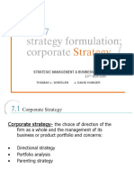 Strategic Management & Business Policy: Thomas L. Wheelen J. David Hunger