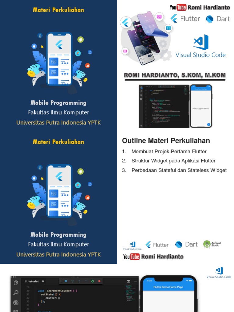 Panduan Dasar Mobile Programming Flutter | PDF
