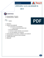 Dezvoltarea Abilităților Socio-Emoționale La Elevi: Strategic Thinking - Execution Social Effectiveness - Influence