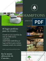 Hamptons: Jardín de Experiencias