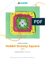 Hobbii Granny Square: Solid