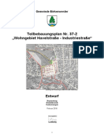 Teilbebauungsplan Nr. 37-2 Wohngebiet Havelstraße - Industriestraße"