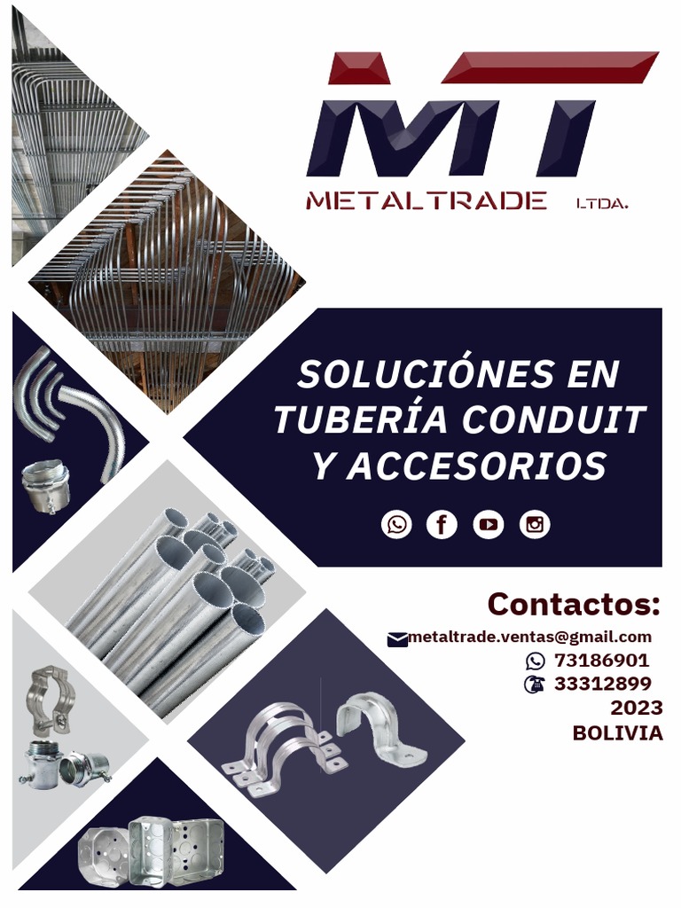 Catalogo Conduit Emt PDF Ciencias fisicas Bienes manufacturados