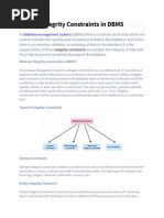 Dbms Enforcing Integrity Constraints | PDF | Relational Database ...