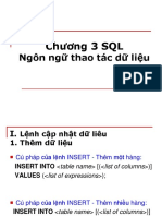 Chương 3 SQL