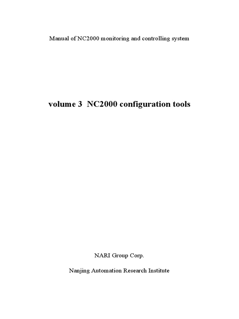 NC2000 Configuration Tools Manual | PDF | Window (Computing) | Icon ...