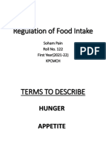 Regulation of Food Intake