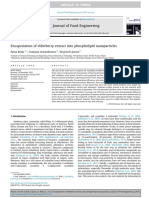 Encapsulation of Elderberry Extract Into Phospholipid Nanoparticles