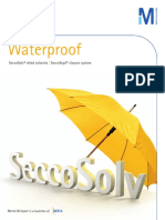 Waterproof: Seccosolv® Dried Solvents Seccosept® Closure System