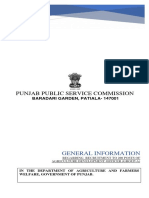Notification PPSC Agriculture Development Officer Posts