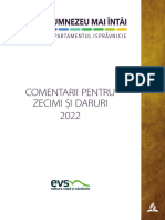 Comentarii Pentru Zecimi Și Daruri 2022: ISBN 978-606-087-136-1 ISBN 978-606-087-136-1