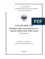 Tài Liệu Học Tập Đường Lối Cách Mạng Của Đảng Cộng Sản Việt Nam