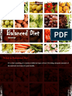 Balanced Diet Seminar - Nutrition, Food Groups, Health Benefits