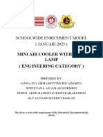 Mini Air Cooler With Lava Lamp (Engineering Category) : Schoolwide Enrichment Model (JANUARI 2023)