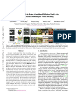 Seeing Beyond The Brain: Conditional Diffusion Model With Sparse Masked Modeling For Vision Decoding