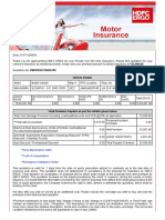 HDFC ERGO Private Car Insurance Quote