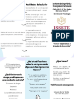 Mitos Del Suicidio Realidades Del Suicidio: Día Mundial para La Prevención Del Suicidio