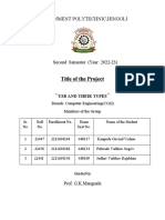 Title of The Project: Government Polytechnic, Hingoli