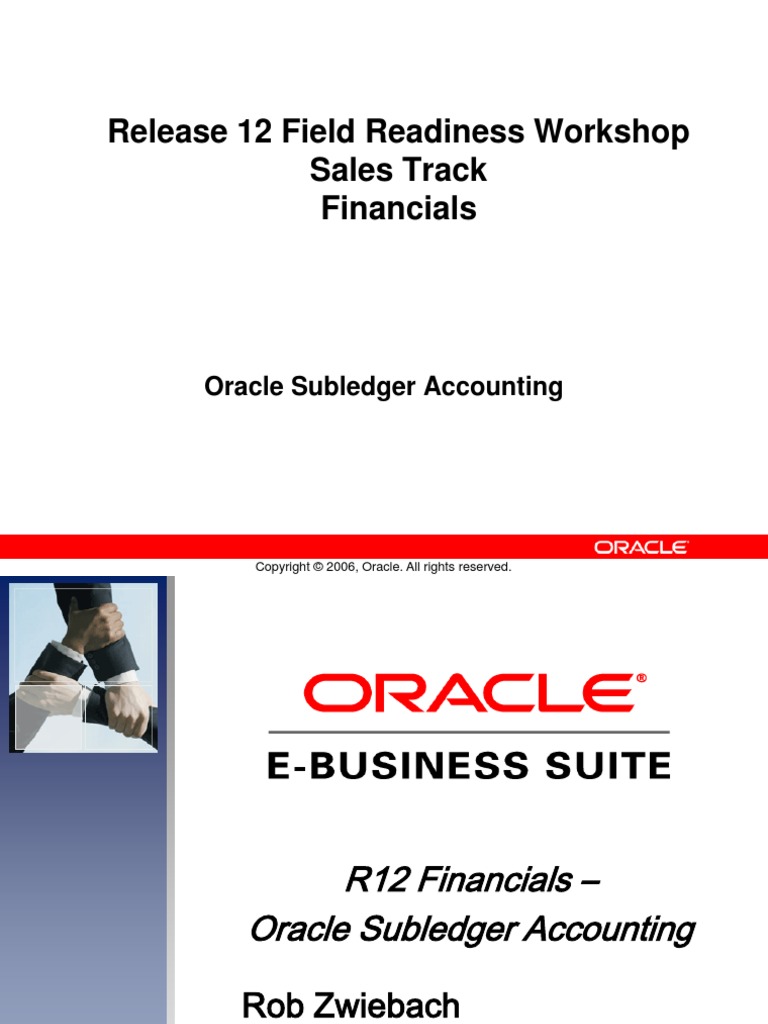 Oracle R12 Subledger Accounting Overview | PDF | Debits And Credits ...