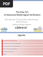 The How To's of Advanced Mixed-Signal Verification