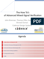 The How To's of Advanced Mixed-Signal Verification