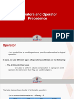 W4-Presentation-Operators and Operator Precedence