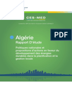 Algérie: Rapport D'étude