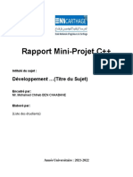 Template Rapport Mini-Projet C++