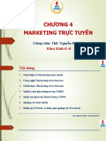 Chương 4 Marketing Trực Tuyến: Giảng Viên: Ths. Nguyễn Sĩ Thiệu