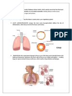 Effects of Smoking Tobacco On The Human Respiratory System