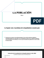 La Población: Tema 7