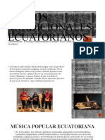 Ritmos Tradicionales Ecuatorianos: Características, Principales Representantes y Ejemplo Audio Visual de Los Ritmos