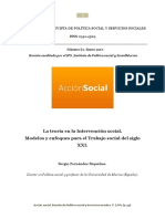 ACCIÓN SOCIAL. La Teoría en La Intervención Social. Sergio Fernández Riquelme
