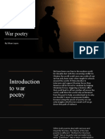 War Poetry: by Ethan Lopes