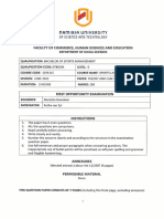 SLR611S - Sports Law and Regulations - 1ST Opp - June 2022