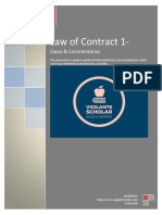 Law of Contract 1-: Cases & Commentaries