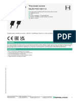 Thru-Beam Sensor ML29-P/25/103/115: Function