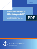 (Compact) Lars Siegert - Sustainable development approaches in the food and beverage industry _ a comparison between nestl©♭ SA and Kraft Foods Inc-Anchor Academic Publishing (2014)