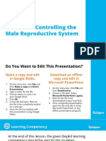 Hormones Controlling The Male Reproductive System: Lesson 11.2