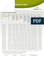 Frais de Transport France - FR - 2022