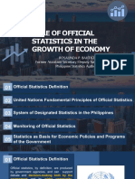 Role of Statistics in The Growth of Economy - Draft - Rev2