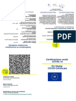 Certificazione Verde COVID-19 EU Digital COVID Certificate: Zailo Nevio