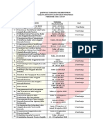 Jadwal Tahapan Rekrutmen