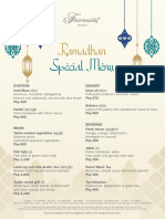 Ramadhan: Special Menu