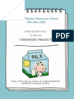 Kamala Niketan Montessori School ISO:9001:2008: Chemistry Project