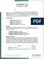 Cronograma: (Pago Desde Fase 1) Por Cada Estudiante, Deben Ser Mínimo 10 Estudiantes Por Colegio