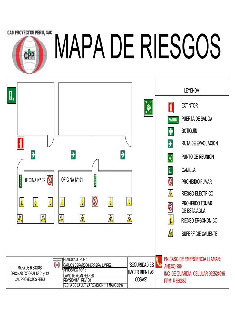 CPP-PMT-L2T23007-0000-SSO-PLO-002 Mapa de Riesgos B | PDF